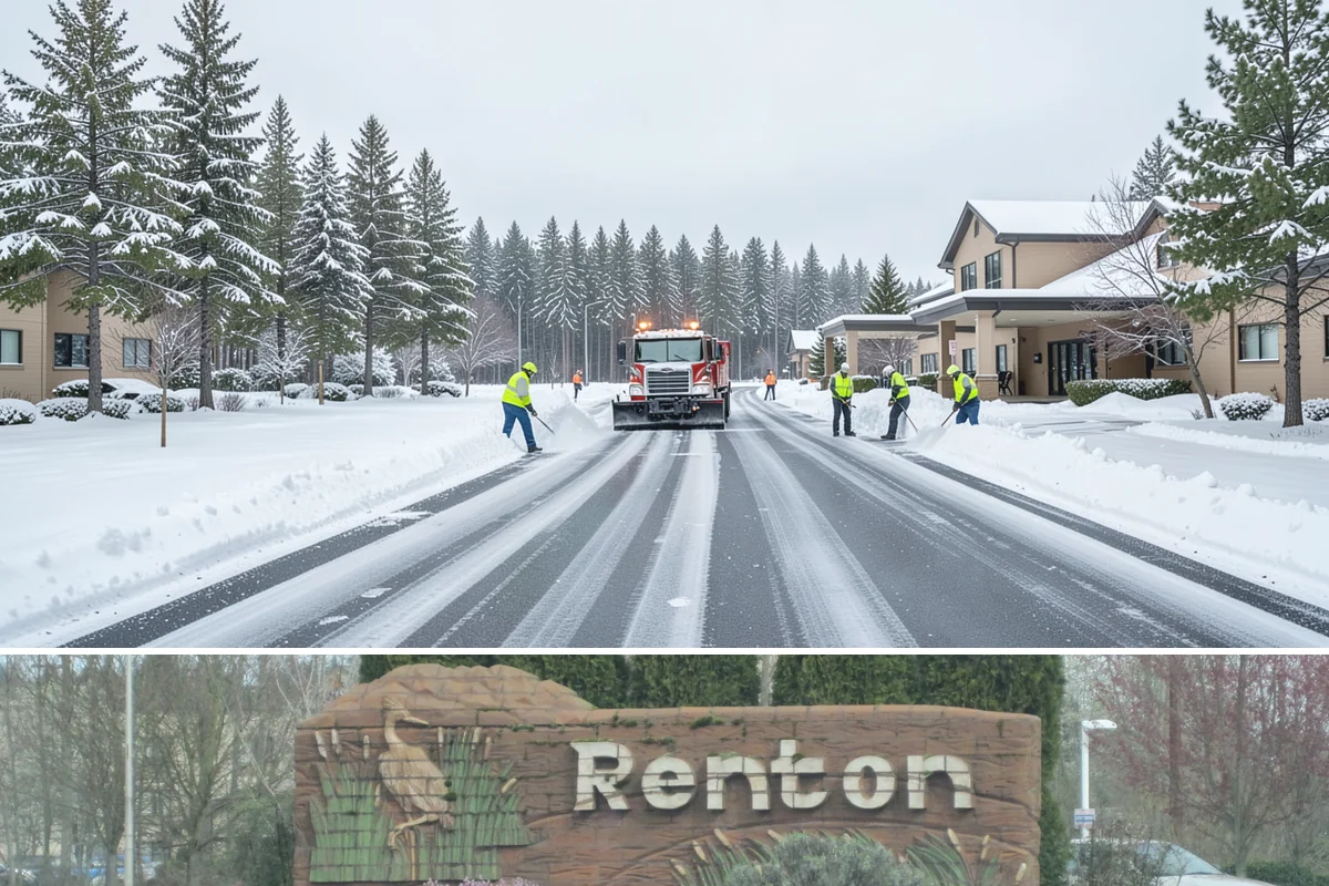 Solar Panel Snow Removal in Renton, King County, WA - Solar panel snow removal is most valuable during accumulation events from December through February when daylight is scarce.