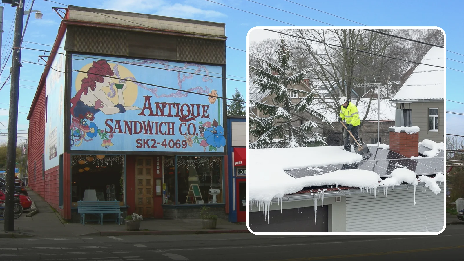 Solar Panel Snow Removal in Ruston, Pierce County, WA - We clear snow from solar arrays to restore energy production and protect the panels from damage.