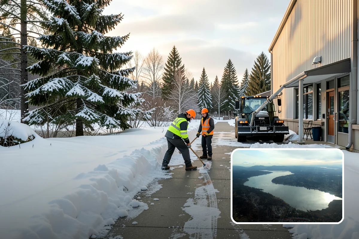 Solar Panel Snow Removal in Sammamish, King County, WA - Restored energy production during short winter days