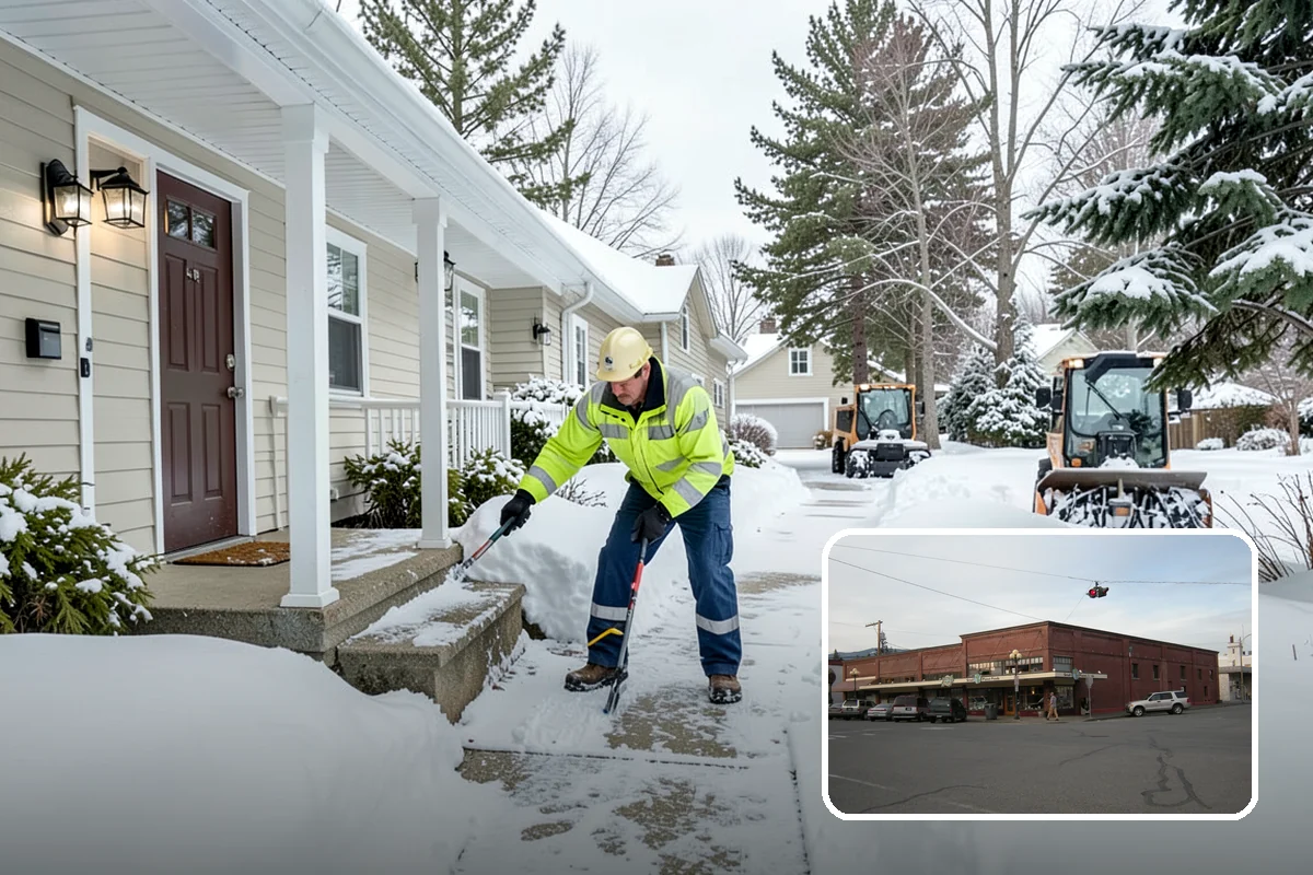 Solar Panel Snow Removal in Sedro-Woolley, Skagit County, WA - Restored energy production during short winter days