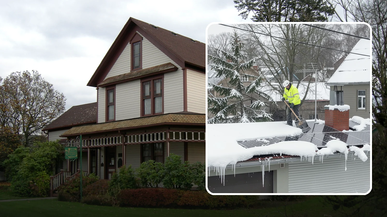 Solar Panel Snow Removal in Sumner, Pierce County, WA - We clear snow from solar arrays to restore energy production and protect the panels from damage.