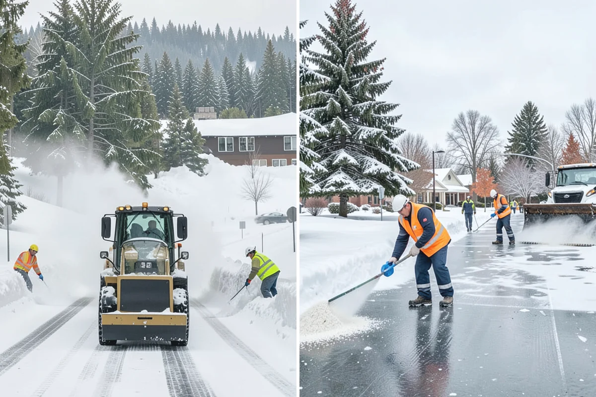 Solar Panel Snow Removal in Sumner, Pierce County, WA - Assess the array layout, pitch, and snow load