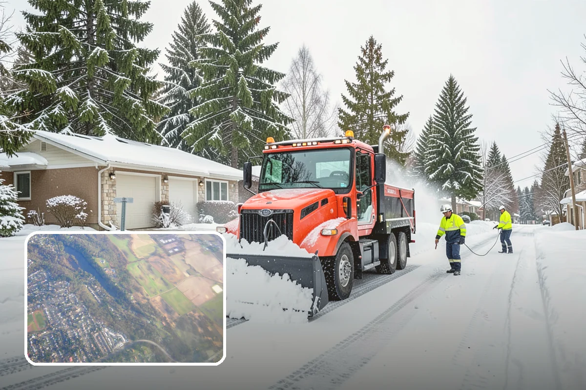 Stair Deicing in Algona, King County, WA - Stops invisible refreeze from forming on treads