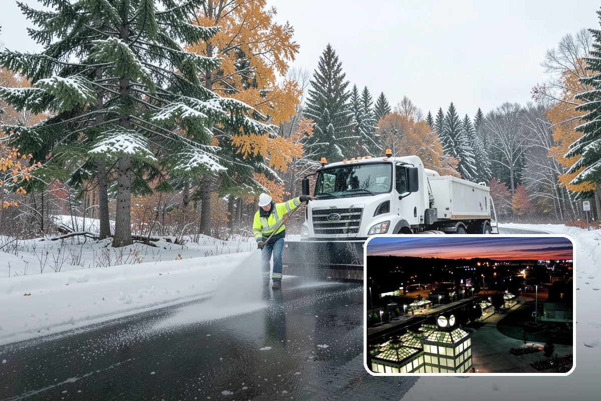 Stair Deicing in Auburn, King County, WA - Stops invisible refreeze from forming on treads