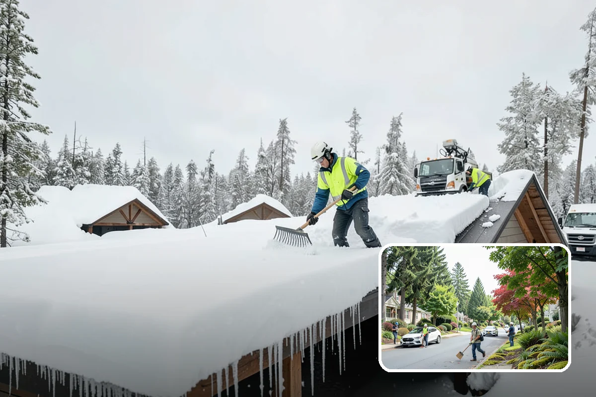Stair Deicing in Beaux Arts Village, King County, WA - Stops invisible refreeze from forming on treads