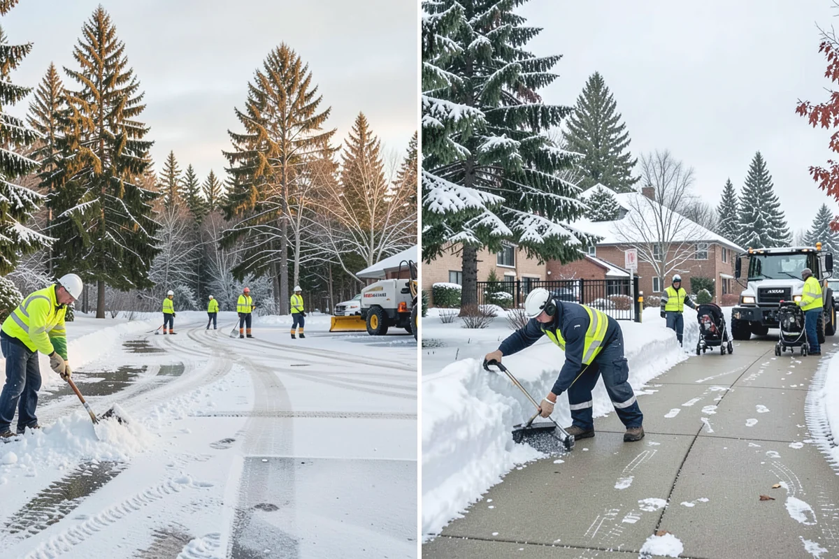 Stair Deicing in Beaux Arts Village, King County, WA - Assess stair material and any prior salt damage