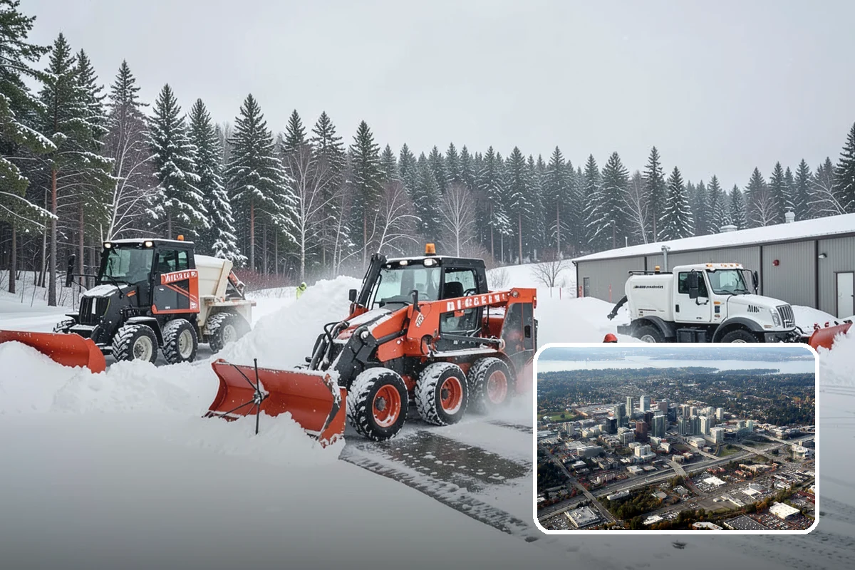 Stair Deicing in Bellevue, King County, WA - Stops invisible refreeze from forming on treads