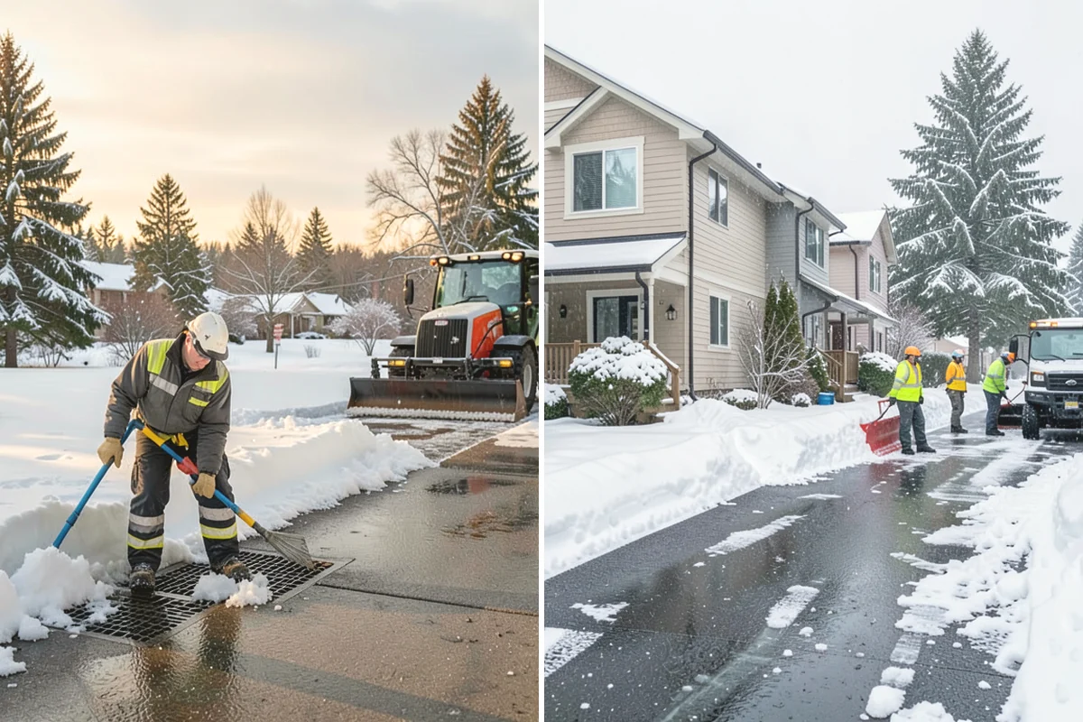 Stair Deicing in Black Diamond, King County, WA - Assess stair material and any prior salt damage