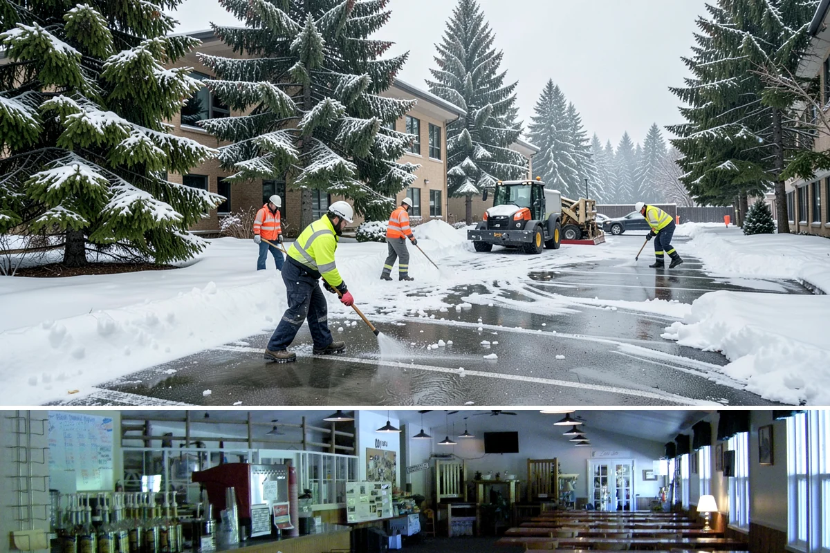 Stair Deicing in Black Diamond, King County, WA - Stair deicing is most valuable during the freeze-thaw stretches of a Puget Sound winter when melt refreezes on cold steps each...