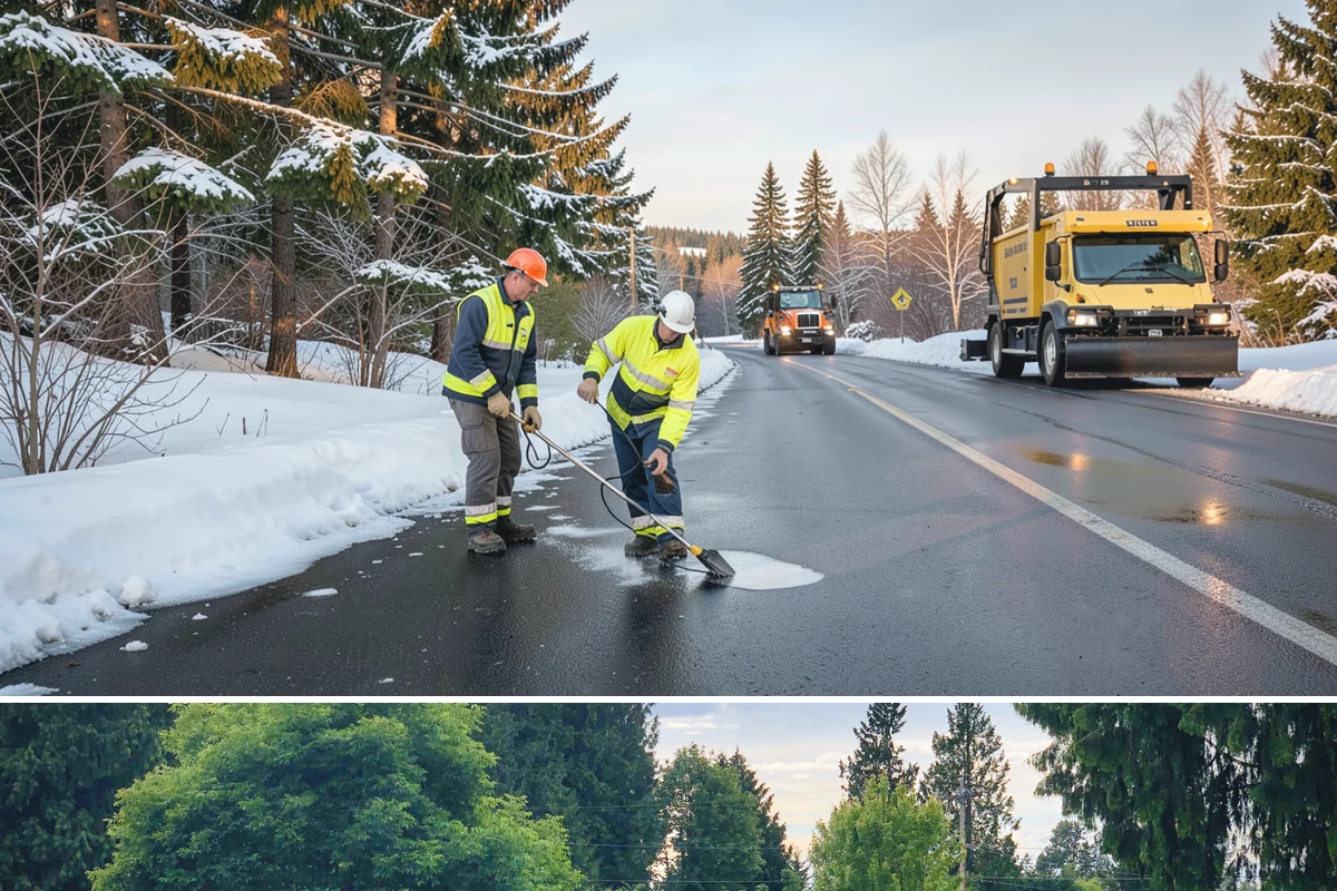 Stair Deicing in Bonney Lake, Pierce County, WA - Stair deicing is most valuable during the freeze-thaw stretches of a Puget Sound winter when melt refreezes on cold steps each...