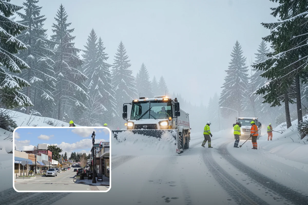 Stair Deicing in Bothell, King County, WA - Stops invisible refreeze from forming on treads