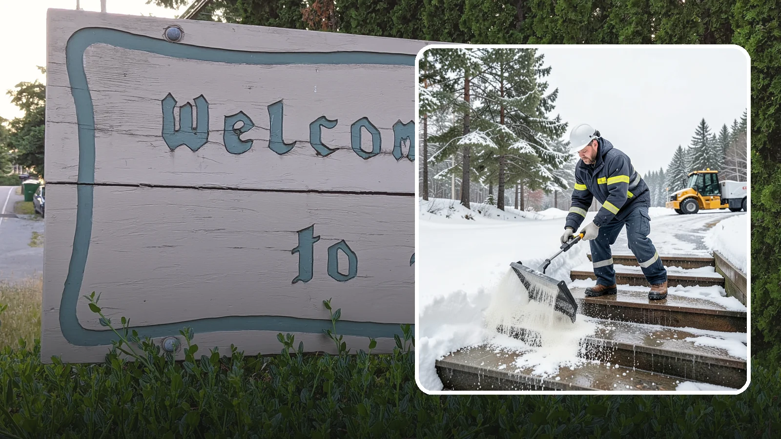 Stair Deicing in Brier, Snohomish County, WA - We treat exterior stairs with the right deicer to stop ice from forming on treads and landings.