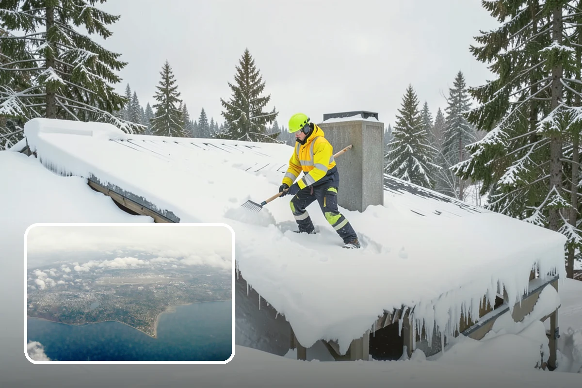 Stair Deicing in Burien, King County, WA - Stops invisible refreeze from forming on treads