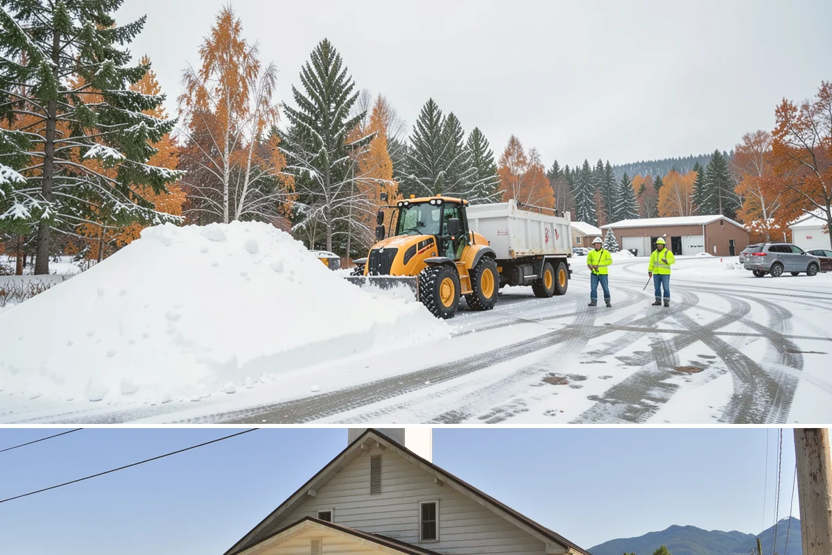 Stair Deicing in Concrete, Skagit County, WA - Stair deicing is most valuable during the freeze-thaw stretches of a Puget Sound winter when melt refreezes on cold steps each...