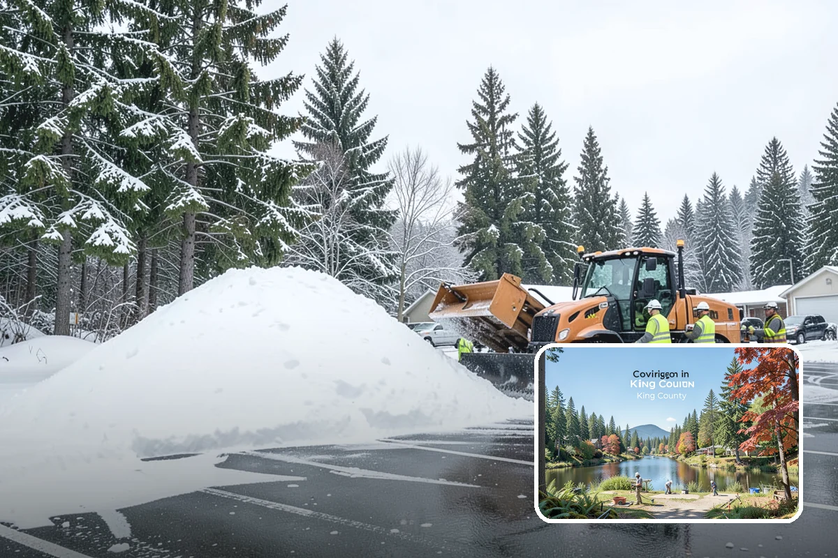 Stair Deicing in Covington, King County, WA - Stops invisible refreeze from forming on treads