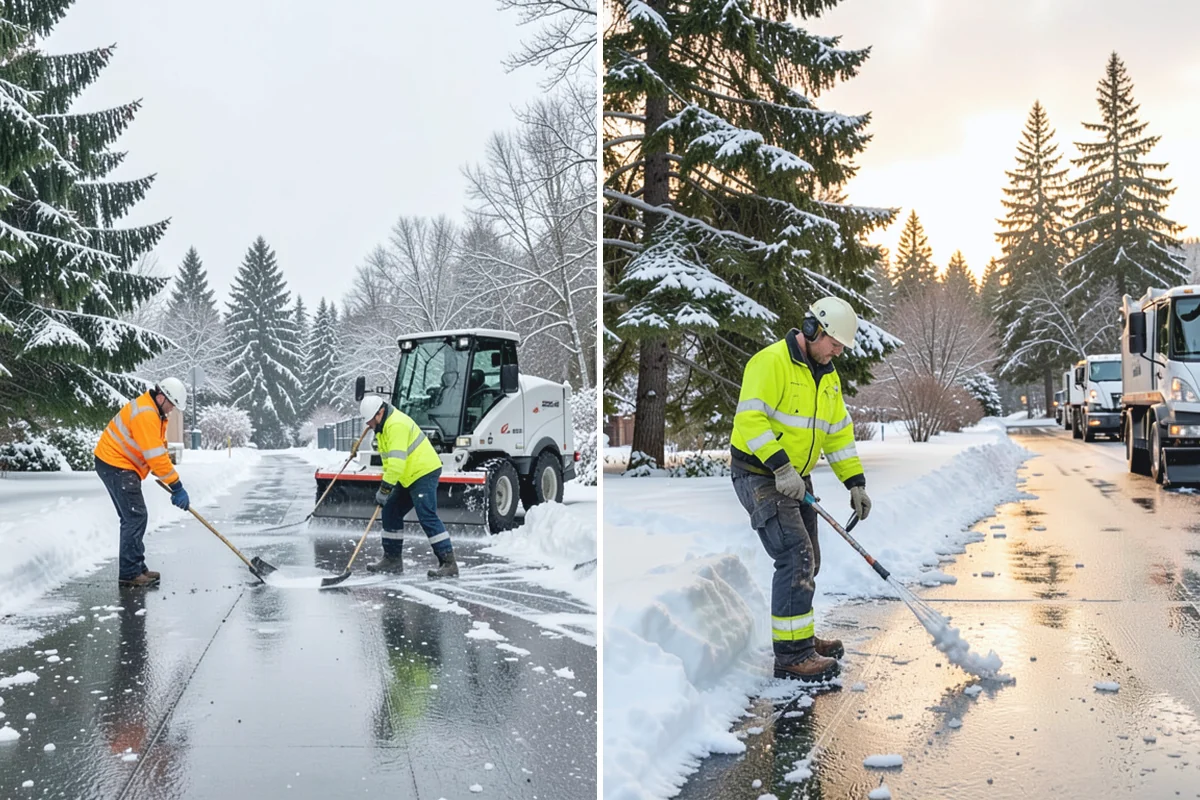 Stair Deicing in Darrington, Snohomish County, WA - Assess stair material and any prior salt damage