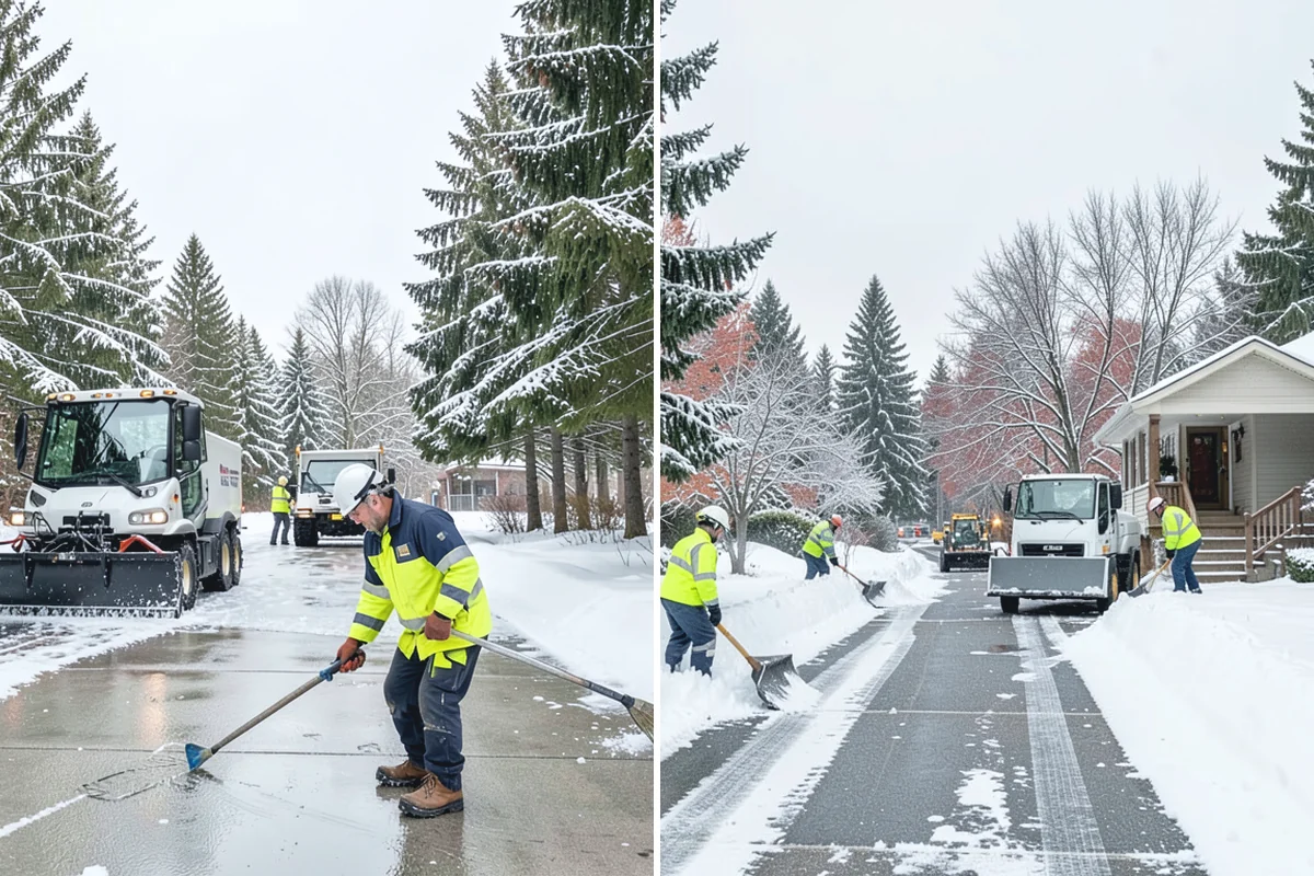 Stair Deicing in Des Moines, King County, WA - Assess stair material and any prior salt damage