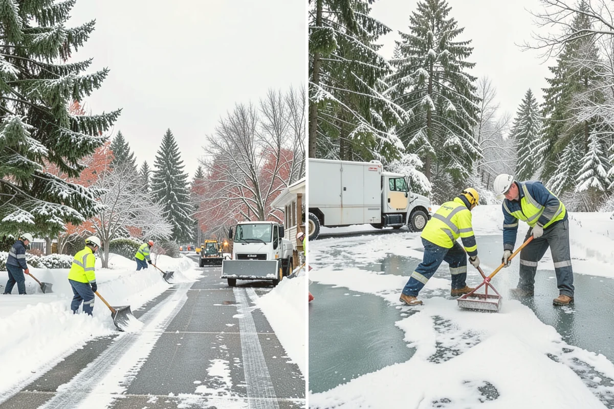 Stair Deicing in Edmonds, Snohomish County, WA - Assess stair material and any prior salt damage