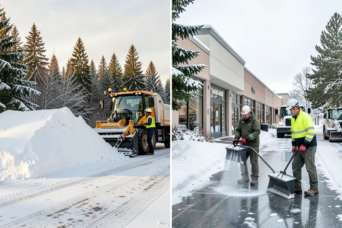 Stair Deicing in Enumclaw, King County, WA - Assess stair material and any prior salt damage