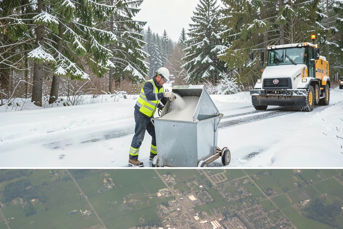 Stair Deicing in Enumclaw, King County, WA - Stair deicing is most valuable during the freeze-thaw stretches of a Puget Sound winter when melt refreezes on cold steps each...