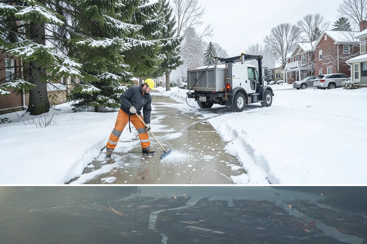 Stair Deicing in Fife, Pierce County, WA - Stair deicing is most valuable during the freeze-thaw stretches of a Puget Sound winter when melt refreezes on cold steps each...