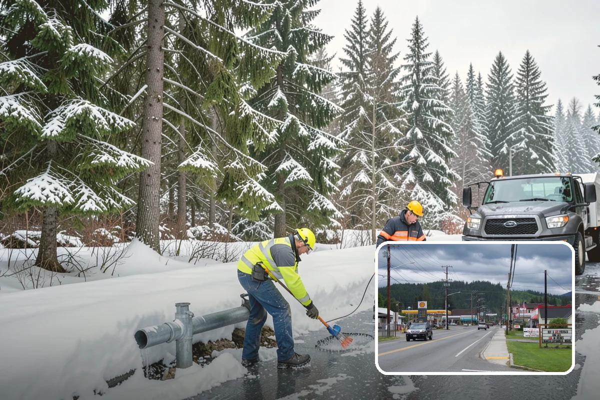Stair Deicing in Granite Falls, Snohomish County, WA - Stops invisible refreeze from forming on treads