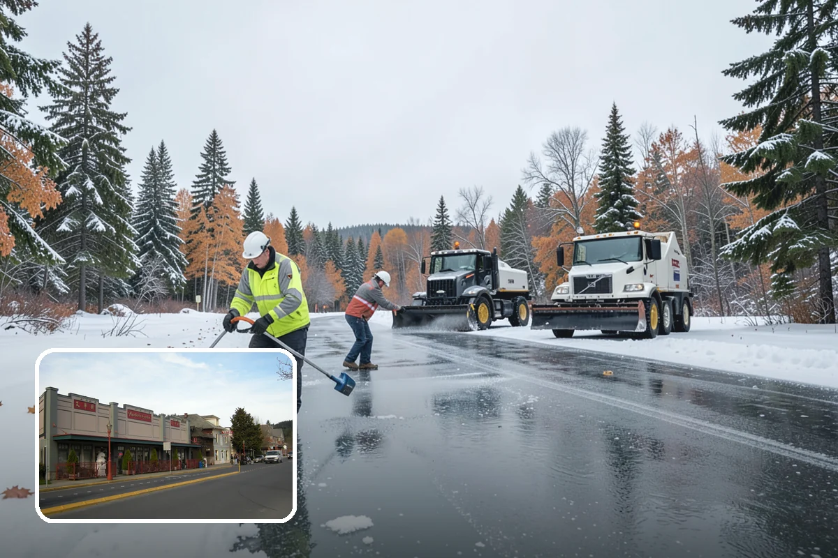 Stair Deicing in Issaquah, King County, WA - Stops invisible refreeze from forming on treads