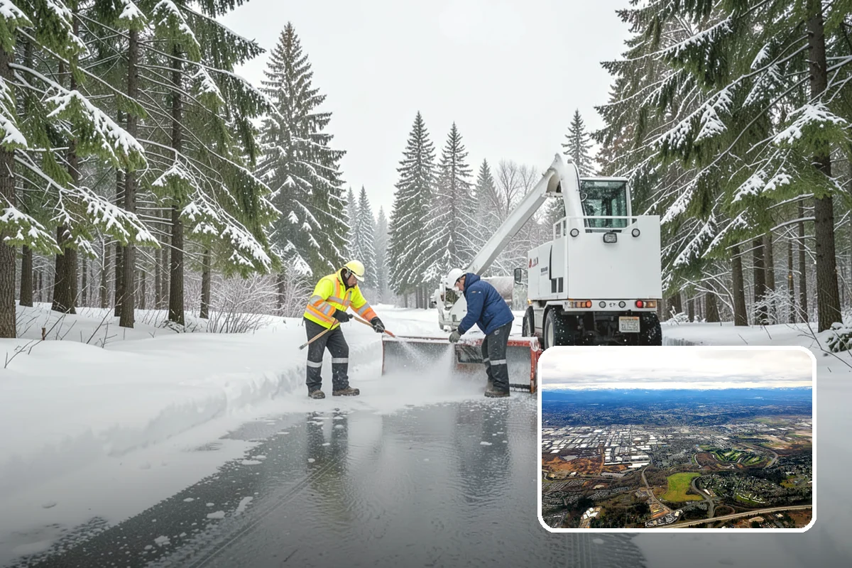 Stair Deicing in Kent, King County, WA - Stops invisible refreeze from forming on treads