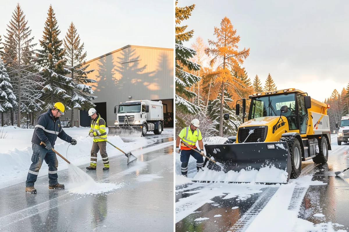 Stair Deicing in La Conner, Skagit County, WA - Assess stair material and any prior salt damage