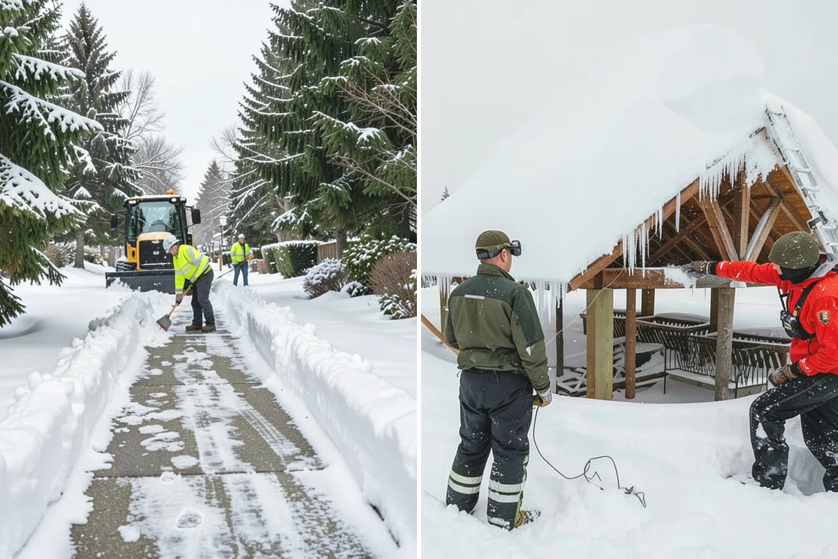 Stair Deicing in Monroe, Snohomish County, WA - Assess stair material and any prior salt damage