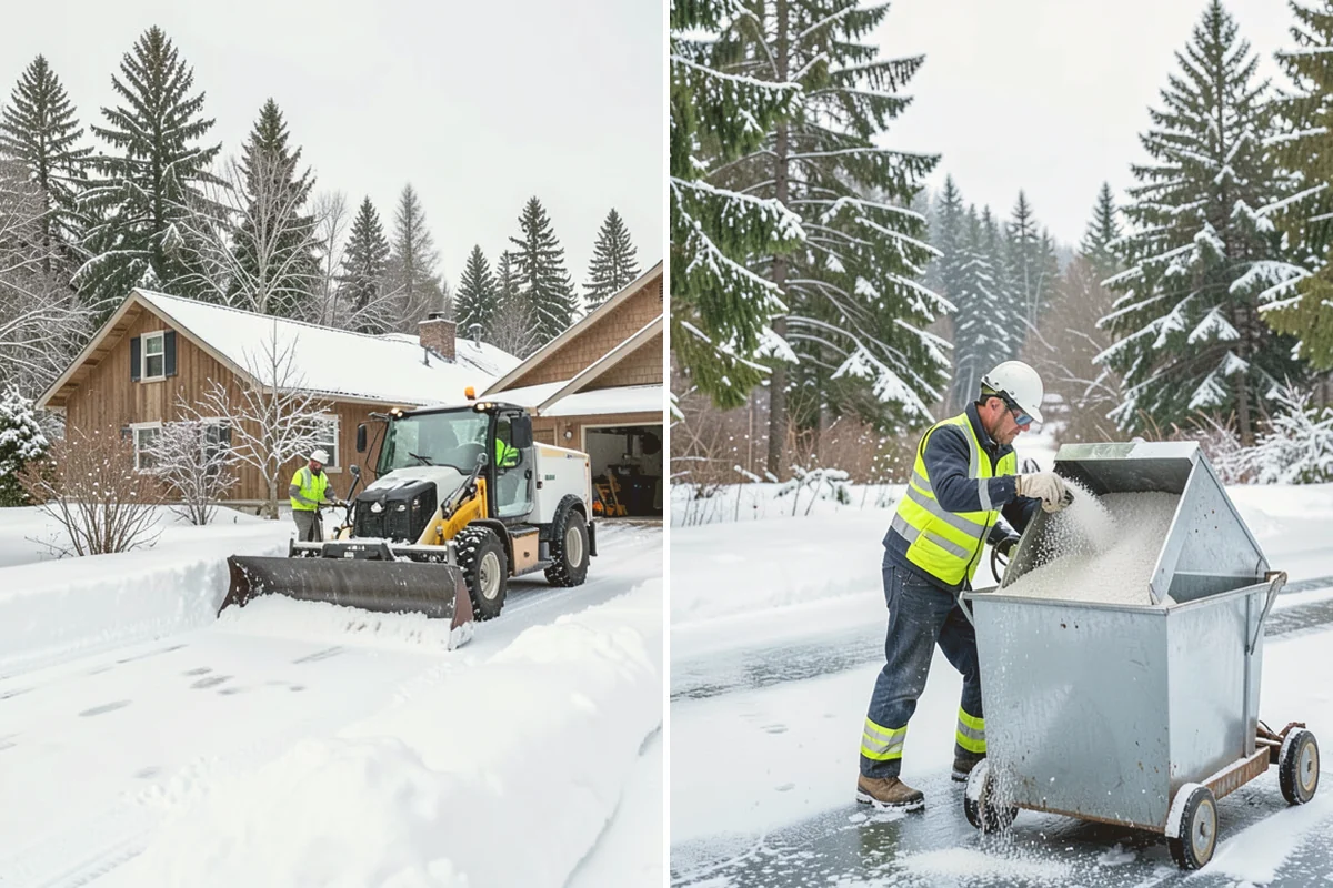 Stair Deicing in Mount Vernon, Skagit County, WA - Assess stair material and any prior salt damage
