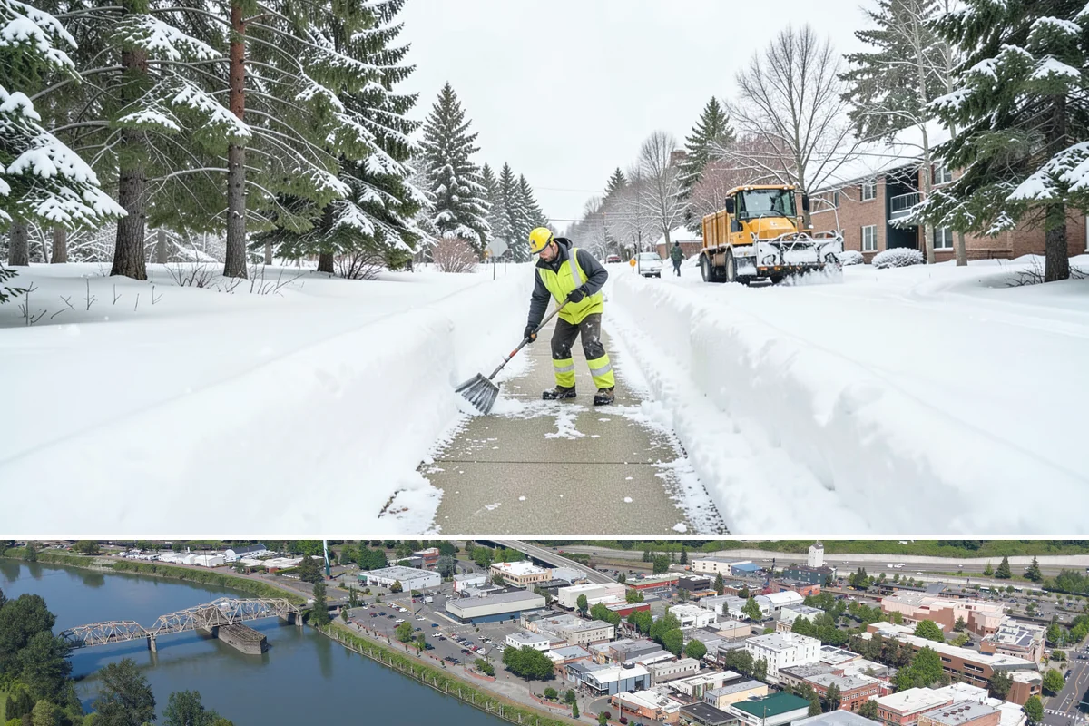 Stair Deicing in Mount Vernon, Skagit County, WA - Stair deicing is most valuable during the freeze-thaw stretches of a Puget Sound winter when melt refreezes on cold steps each...