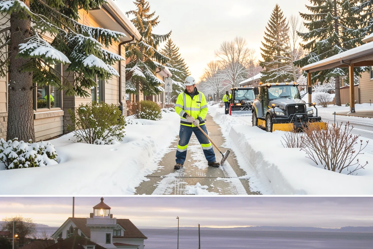 Stair Deicing in Mukilteo, Snohomish County, WA - Stair deicing is most valuable during the freeze-thaw stretches of a Puget Sound winter when melt refreezes on cold steps each...