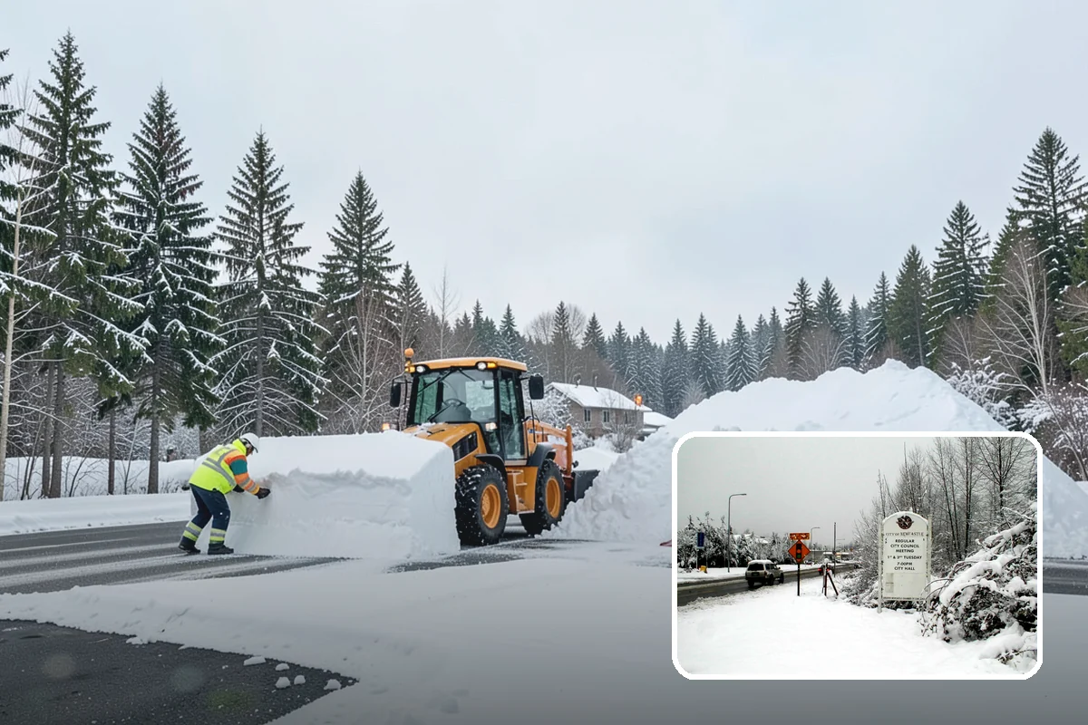 Stair Deicing in Newcastle, King County, WA - Stops invisible refreeze from forming on treads