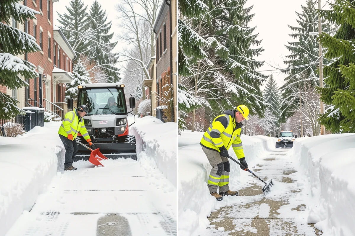 Stair Deicing in Orting, Pierce County, WA - Assess stair material and any prior salt damage
