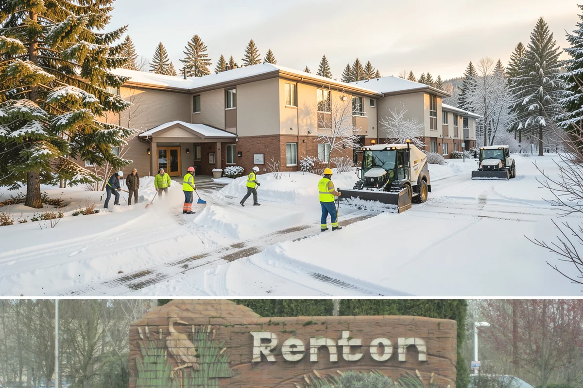 Stair Deicing in Renton, King County, WA - Stair deicing is most valuable during the freeze-thaw stretches of a Puget Sound winter when melt refreezes on cold steps each...