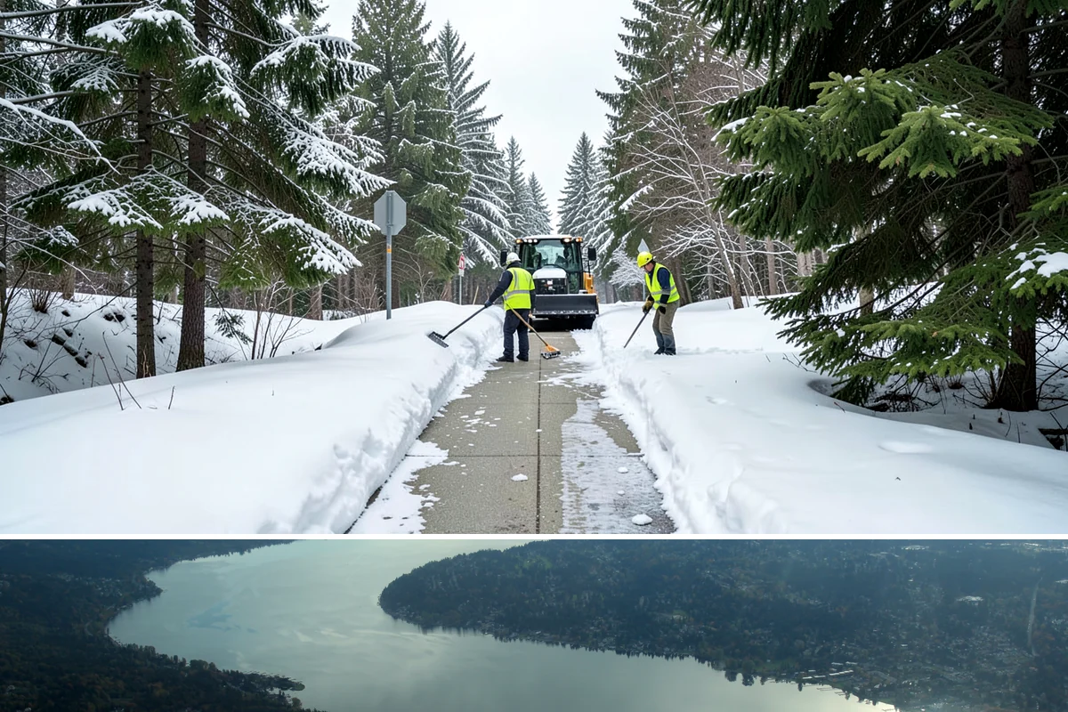 Stair Deicing in Sammamish, King County, WA - Stair deicing is most valuable during the freeze-thaw stretches of a Puget Sound winter when melt refreezes on cold steps each...