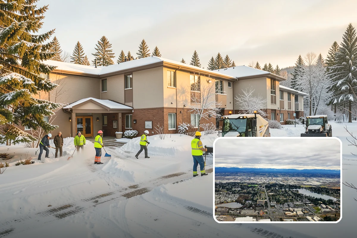 Stair Deicing in SeaTac, King County, WA - Stops invisible refreeze from forming on treads