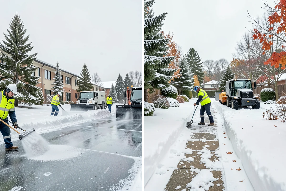 Stair Deicing in SeaTac, King County, WA - Assess stair material and any prior salt damage