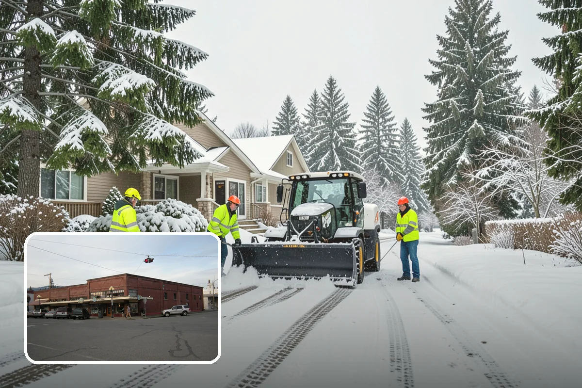 Stair Deicing in Sedro-Woolley, Skagit County, WA - Stops invisible refreeze from forming on treads
