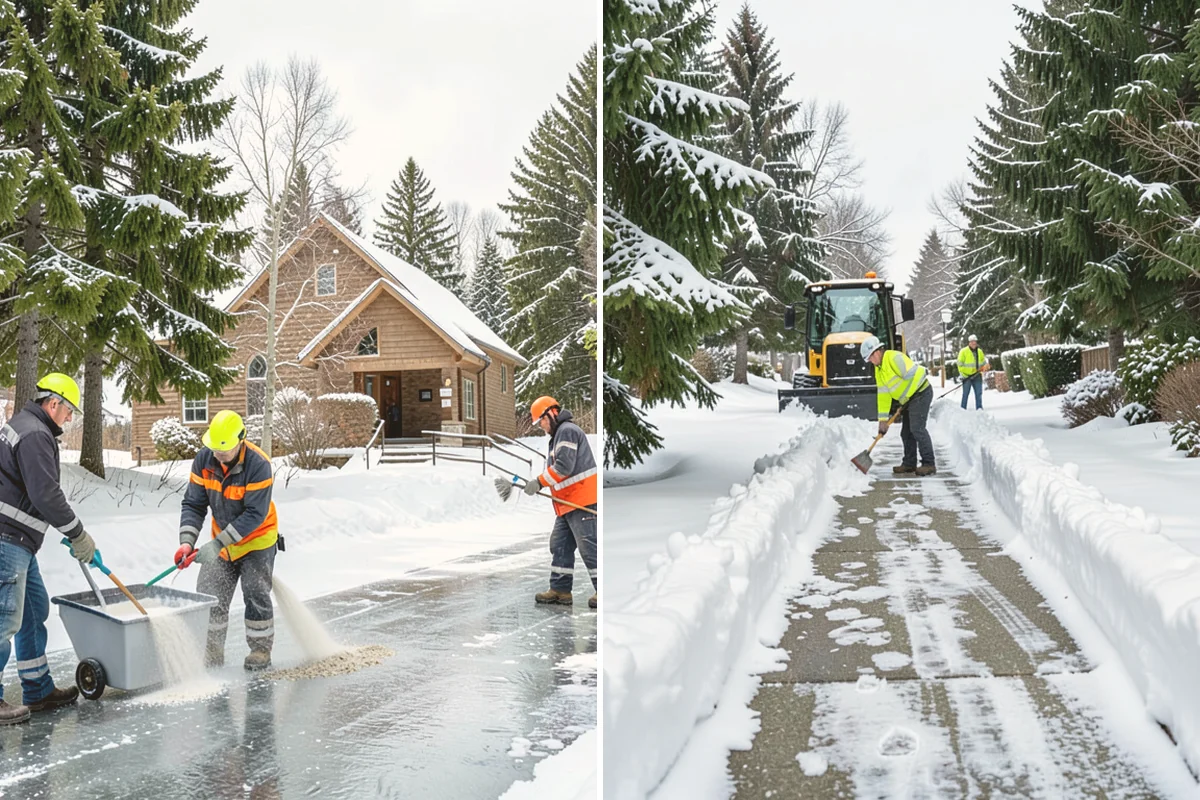Stair Deicing in Snohomish, Snohomish County, WA - Assess stair material and any prior salt damage