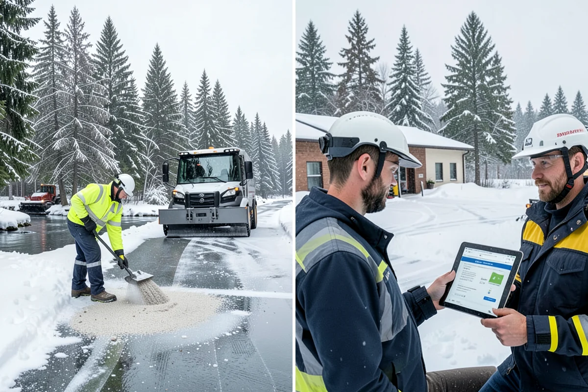 Stair Deicing in Snoqualmie, King County, WA - Assess stair material and any prior salt damage