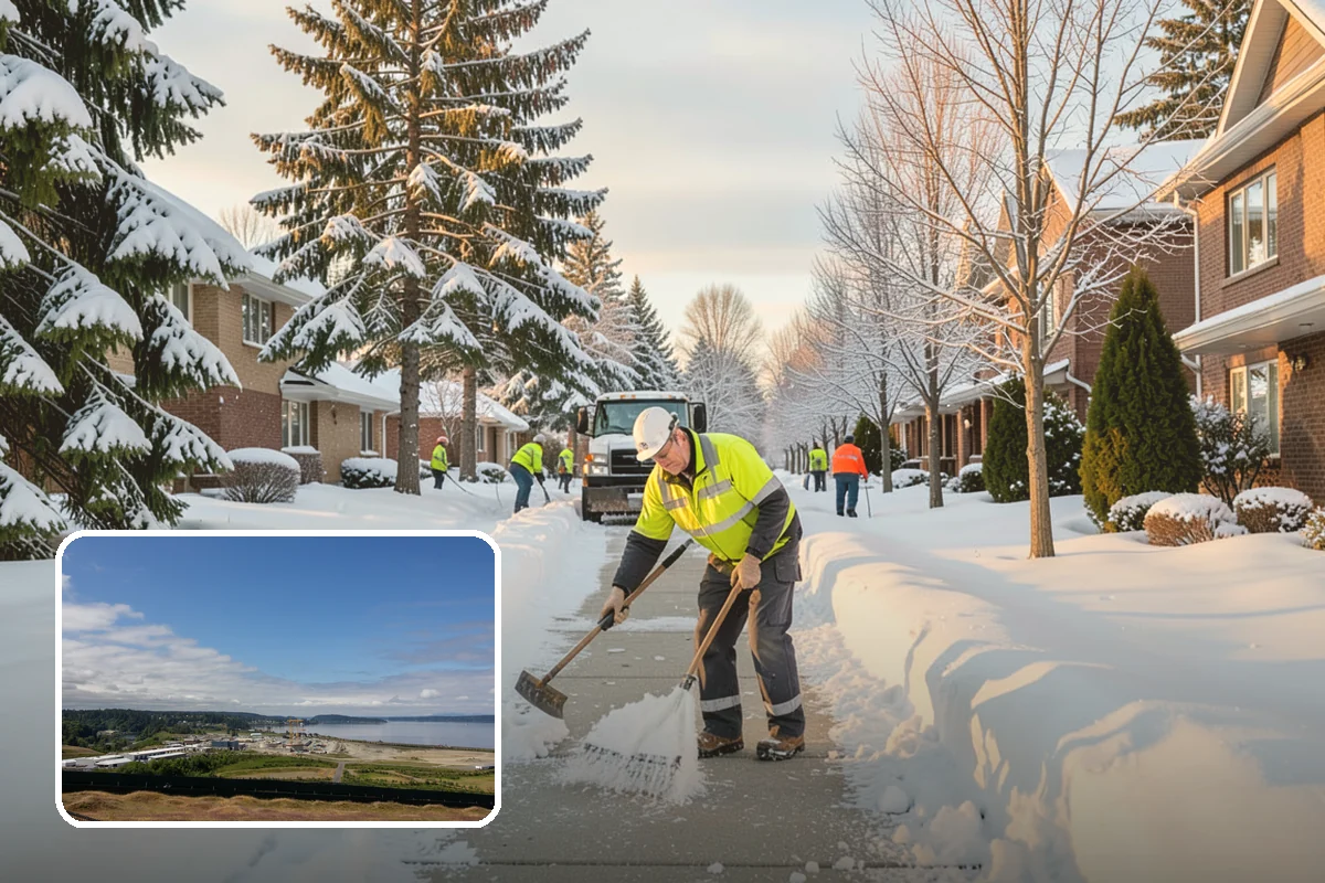Stair Deicing in University Place, Pierce County, WA - Stops invisible refreeze from forming on treads