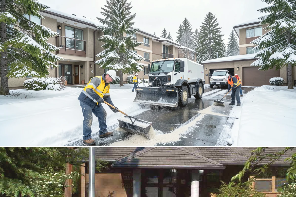 Stair Deicing in Yarrow Point, King County, WA - Stair deicing is most valuable during the freeze-thaw stretches of a Puget Sound winter when melt refreezes on cold steps each...