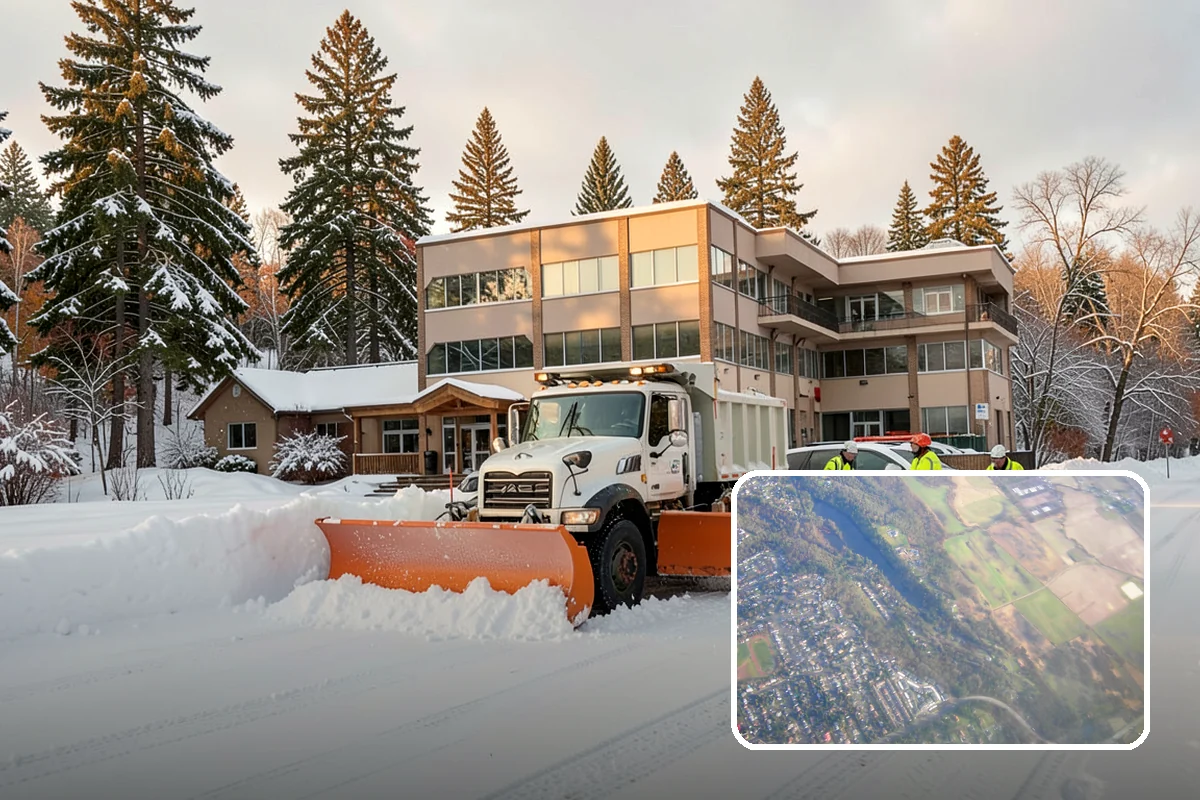 Stair Snow Removal in Algona, King County, WA - Exposes every step edge for confident footing