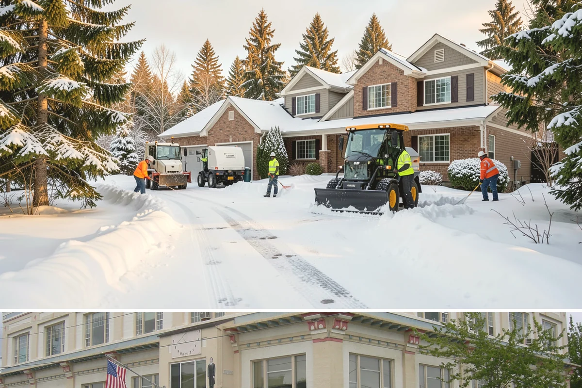 Stair Snow Removal in Anacortes, Skagit County, WA - Stairs demand clearing from the first snowfall through late-winter mornings when melt refreezes into invisible glaze on each...