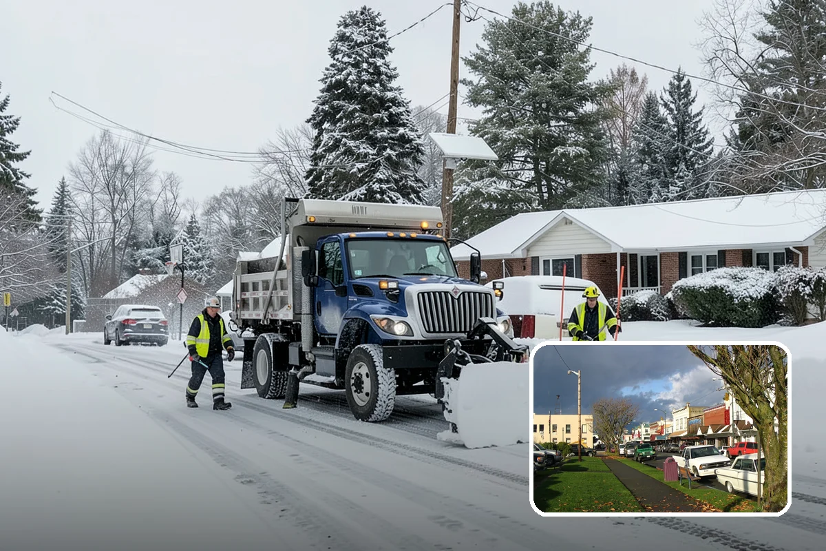 Stair Snow Removal in Arlington, Snohomish County, WA - Exposes every step edge for confident footing