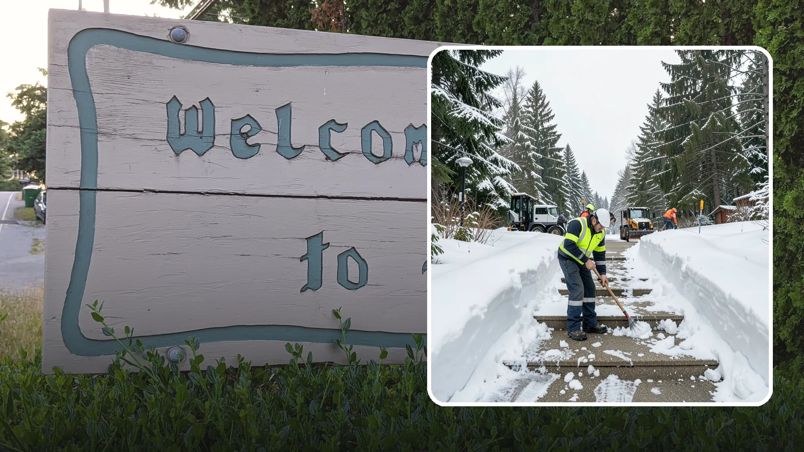 Stair Snow Removal in Brier, Snohomish County, WA - We clear exterior stairs tread by tread so every step is safe underfoot after a snowfall.