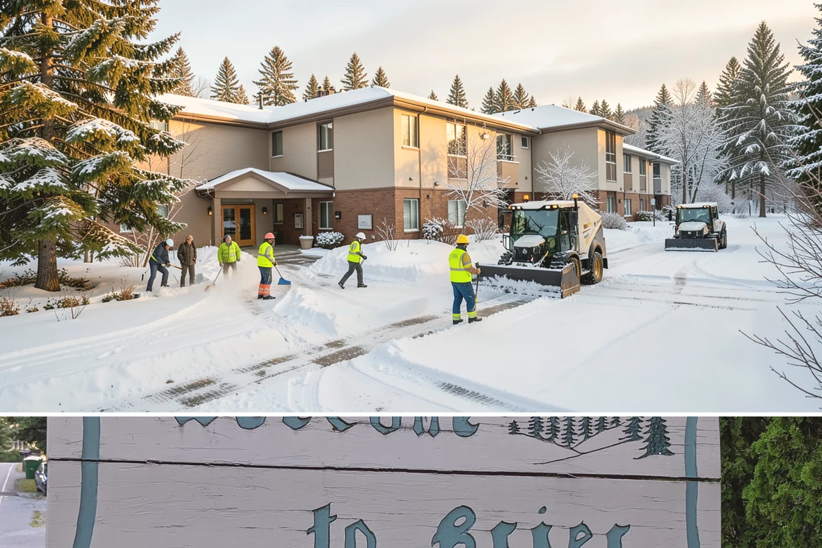 Stair Snow Removal in Brier, Snohomish County, WA - Stairs demand clearing from the first snowfall through late-winter mornings when melt refreezes into invisible glaze on each...