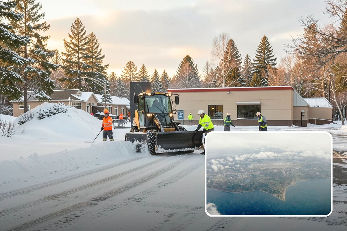 Stair Snow Removal in Burien, King County, WA - Exposes every step edge for confident footing